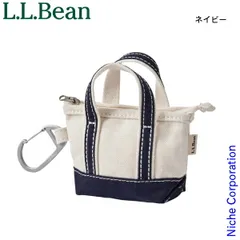 【新品】 エルエルビーン マイクロ・トート・バッグ (527398) (NAVY ネイビー)