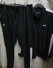 UNDER ARMOUR アンダーアーマー トラック スーツ セット ブラック 3XL (36-38)