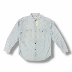 参考上代46200円 未使用 MASSES 25SS CHAMBRAY WORK SHIRT シャンブレーワークシャツ 長袖シャツ マシス 1252001013 インディゴ L （10752M）のサムネイル