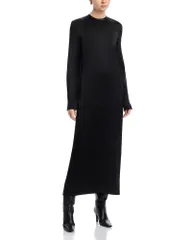 トーテム レディース トップス ワンピース サテン TOTEME Long Satin Dress Black ブラックのサムネイル
