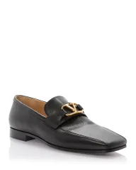 ヴァレンティノ レディース シューズ スリッポン・ローファー Valentino Garavani Womens Hardware Loafers Black ブラック