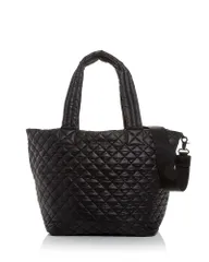 エムジーウォレス レディース バッグ MZ WALLACE Mediumetro Tote Deluxe Black ブラックのサムネイル