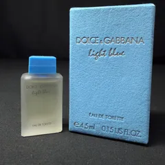 F065 ドルチェアンドガッバーナ ライトブルー オードトワレ 4.5ml ミニ香水のサムネイル
