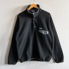 【人気/ブラック】PATAGONIA【シンチラ スナップT フリース ジャケット 25580/FA21】M パタゴニア 26030427