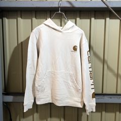 2269 CARHARTT パーカー ベージュ L カーハート スウェット 古着卸 アメリカ仕入
