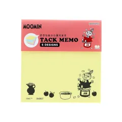 【メール便】ムーミン 付せん 付箋メモ5C リトルミイ 北欧 サンスター文具 新学期準備文具 事務用品 キャラクター グッズ 