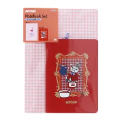 【メール便】ムーミン ノート2冊セット ノートセットB6 B7 リトルミイ 北欧 サンスター文具 横罫ノート 方眼ノート キャラクター グッズ 
