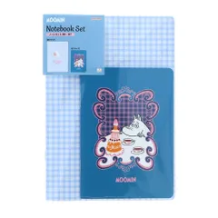 【メール便】ムーミン ノート2冊セット ノートセットB6 B7 北欧 サンスター文具 横罫ノート 方眼ノート キャラクター グッズ 