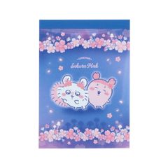 【メール便】ちいかわ メモ帳 メモミニ Sakura Pink ヨザクラ モモンガ＆古本屋 サンスター文具 新学期準備文具 キャラクター グッズ 