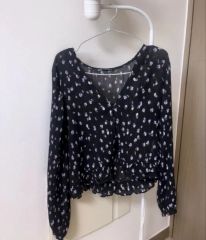 ザラ フラワー ブラウス