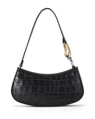 スタウド レディース バッグ STAUD Ollie Shoulder Bag Black Croc ブラックのサムネイル