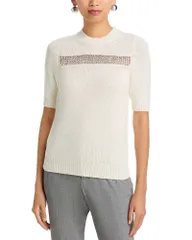 ファビアナ フィリッピ レディース トップス シャツ Fabiana Filippi Embellished Top Rafiaのサムネイル