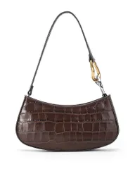 スタウド レディース バッグ STAUD Ollie Shoulder Bag Espresso Crocのサムネイル