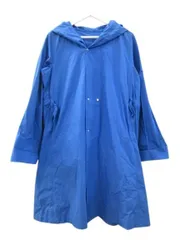 マカフィー MACPHEE トゥモローランド コート Aライン コットン 36 ブルー 青 上着 アウター