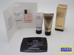 CHANEL シャネル サンプル4点セット(メークアップ ベース 2.5ml・メイクアップリムーバー5ml・ル リフト セラム 美容液 5ml・ファンデーション0.9ml) 未使用品 【送料無料】 A-9173【質屋出品】