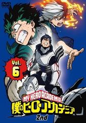 ●[중고] 나의 히어로 아카데미아 2nd Vol.6 [렌탈 떨어짐] [DVD]