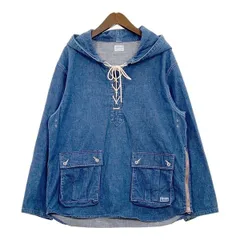 RADIALL ラディアル ティーエヌ プルオーバーパーカー TN-18AW-SH017 長袖 2018AW メンズ Mサイズ インディゴ トップス DM18295■のサムネイル