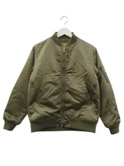 ナノ&コー nano&co MA-1 フライトジャケット 長袖 カーキ 緑系 S 羽織 上着 アウター