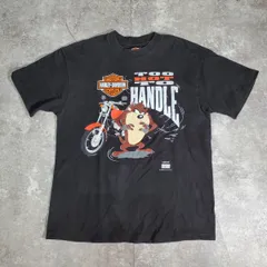 HARLEY DAVIDSON ハーレーダヴィッドソン 90's HARLEY DAVIDSON Warner Bros USA L タズマニアンデビル VINTAGE Tシャツ