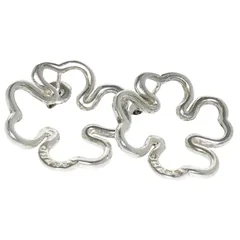 シャネル　レディース　ピアス　クローバー　シルバー925 　ヴィンテージ