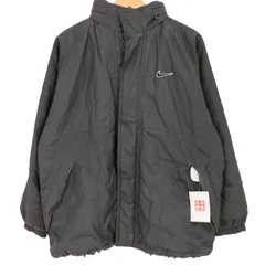 ナイキ NIKE 90s 白タグ スウッシュ刺繍 比翼ジップ パッカブル 中綿 ジャケット メンズ import：M 