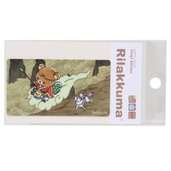 【メール便】リラックマ ビニールシール アニメ化決定PV 場面写ステッカー 06 サンエックス ゼネラルステッカー 耐水耐光 デコステッカー アニメ キャラクター グッズ 