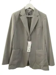 ユニクロ UNIQLO 感動ジャケットリラックスフィット 長袖 グレー L 上着 アウター