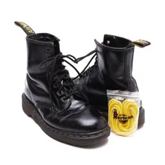 ドクターマーチンDr.Martens 8ホールレザーブーツ 黒24.5位