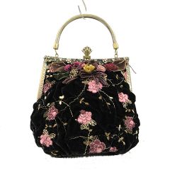 チマキ chimaki がま口 バッグ 総レース お花 モチーフ - メルカリ