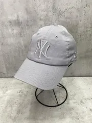 NEW Era ニューエラ つば裏シール付き ベースボール キャップ ヤンキース グレー ■■ メンズ