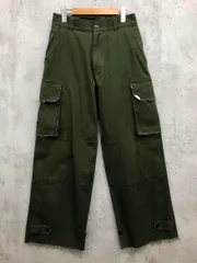 soerte ソエルテ Wide straight military pants ワイドストレート ミリタリー カーゴ パンツ size2/カーキ ■■ メンズ