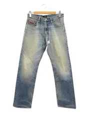 ポールスミスジーンズ Paul Smith JEANS 刺繍入り デニムパンツ ダメージジーンズ コットン XL ブルー