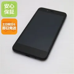 超美品 702SH AQUOS sense basic ブラック スマホ 本体 白ロム  土日祝発送OK 04000