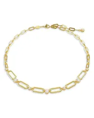 スワロフスキー レディース アクセサリー ネックレス・チョーカー・ペンダントトップ レース Swarovski Dextera Chain Necklace 15L Gold ゴールド
