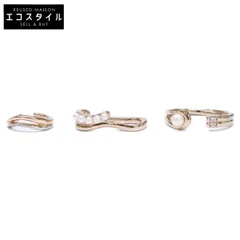 ete エテ 【美品】821335 925 Day-upコレクション パール キュービックジルコニア イヤーカフ 計3点セット