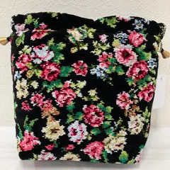 690　FEILER　フェイラー　巾着袋　巾着バック　バニティポーチ　小物入れ 花柄　マルチケース