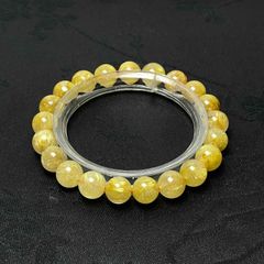 極！満針ルチルクォーツブレスレット 天然石☆【50A極!極満針ルチルクォーツ】☆ブレスレット 天然石 金運