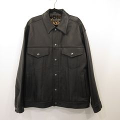 26SS ワコマリア スエードレザー トラッカージャケット 1stタイプ 黒 M