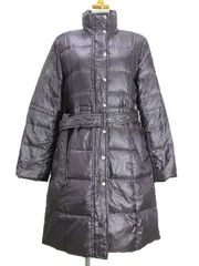 アクアスキュータム AQUASCUTUM ダウンコート 12 パープル系 ベルト付き アウター 上着のサムネイル