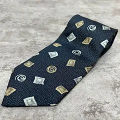 【ISSEY MIYAKE】イッセイミヤケ 幾何学柄ネクタイ 渦巻きモチーフ シルク100% メンズ 日本製 ネイビー 紺色 幾何学柄 ビジネスネクタイ ブランドネクタイ フォーマルネクタイ 渦巻きデザイン