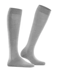 ファルケ レディース アンダーウェア 靴下 ウール Falke Soft Merino Wool Blend KneeHigh Socks Light Gray グレーのサムネイル