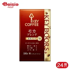 キーコーヒー DOORS+ モカブレンド 粉 180g 24個