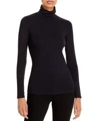 マジェスティック レディース アウター ニット・セータートルネック Majestic Filaturesoftouch Long Sleeve Turtleneck Noirのサムネイル