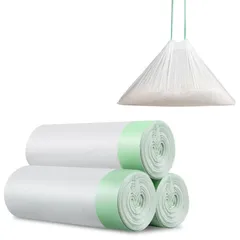 【人気商品】ごみ袋 猫 自動トイレ 交換用 60枚 55×45cm 多くの自動猫トイレに対応 自動ネコトイレ専用ゴミ袋 巾着タイプ TOTOSHASHA（20枚×3ロール）