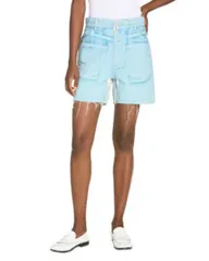 マルニ レディース ボトムス ハーフパンツ・ショーツ プリント ショートパンツ デニム Marni Printed Light Denim Shortsky デニム