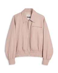 ジル・サンダー レディース アウター ジャケット・ブルゾン レザー Jil Sander Leather Bomber Jacket Morganiteのサムネイル