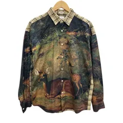 MISTER GENTLEMAN/ミスタージェントルマン/総柄シャツ/風景柄シャツ/サイズＭ/メンズ/FE0125のサムネイル