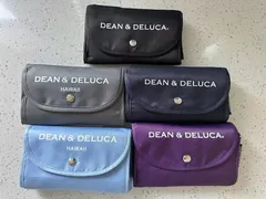 ディーン＆デルーカ DEAN&DELUCA ショッピングバッグ 折りたたみ可能　コンビニ　エコバッグ　レディース 出掛け 折りたたみ 5点セット