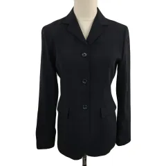 ジェイプレス J.PRESS ジャケット テーラード シングル 無地 ウール 長袖 9 黒 ブラック