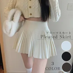 ミニスカート プリーツ ミニスカ スカパン インナーパンツ ブラック/ホワイト/グレー スカート 韓国 韓流 アコーディオン ドレープ レディース ウィメンズ かわいい お洒落 綺麗 ガーリー 女性 春 秋 冬 カジュアル スコート